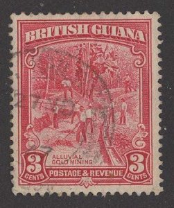 British Guiana # 212 Gold Mining    (1) VF Used