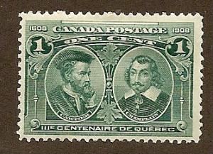 Canada  Scott #97  Mint H  Scott CV $22.50