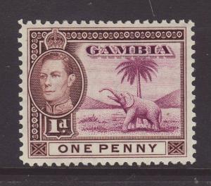 1938 Gambia 1d M-Mint