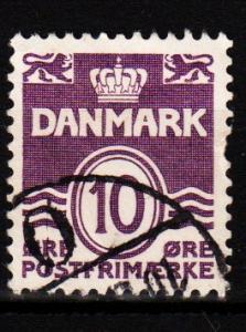 Denmark -  #230 Numeral - Used