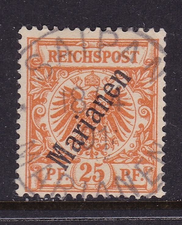 Mariana Islands Scott 15, 1900 25 pf VF Used. Scott $140