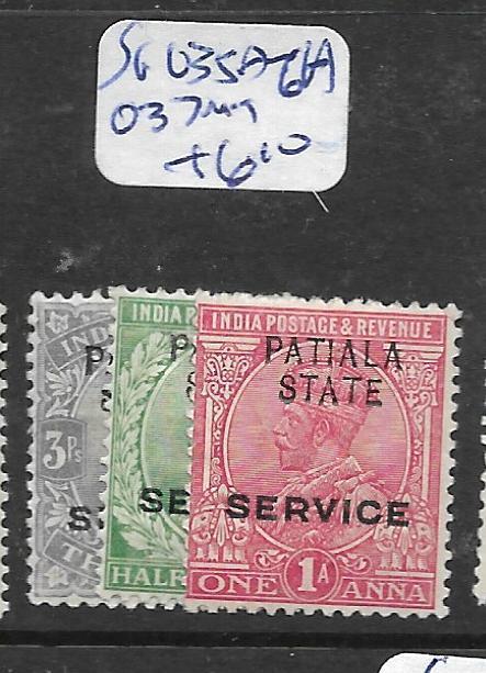 INDIA PATIALA (P0702B)  KGV SERVICE SG O35A-6A, O37  MOG