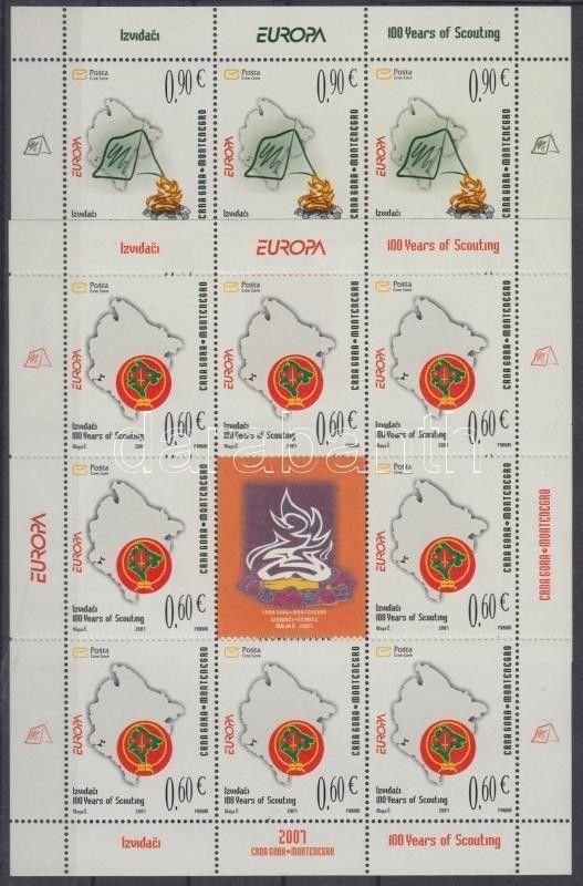 Montenegro stamp Europa CEPT MNH 2007Mi 137-138 WS155208