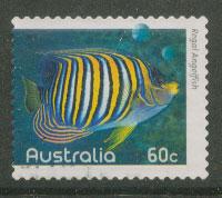 Australia SG 3419c  perf 12½  Used   Regal Angelfish
