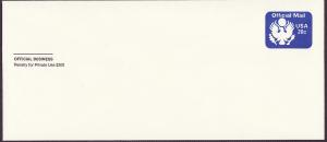 UO73 Official Mail mint entire