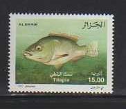 Algeria MNH sc# 1421 Fish 2012CV $1.00