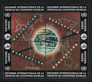 UN Geneva Intl Decade for Natural Disaster Reduction 4v 1994 MNH SG#G251-G254