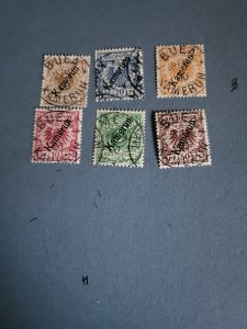 Stamps Cameroun Scott #1-6 used