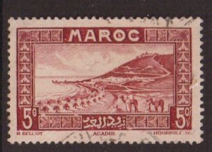 French Morocco   #127   used  1933   Agadir  5c