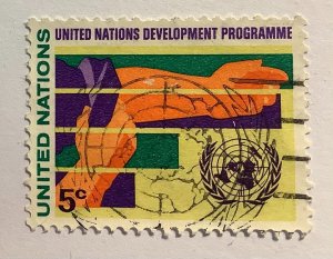 United Nations New York 1967 Scott 164 used - 5c,  Development Programme