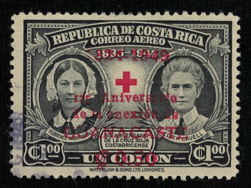 Costa Rica, 1 colon, 1945, overprinted (T-7058)