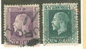 New Zealand #151-152 Used Single (King)