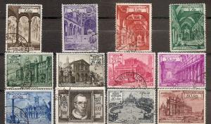 Vatican City 122-31, E11-12 Used 1949 Holy Year