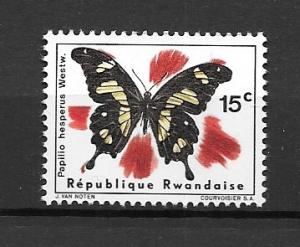 ### RWANDA MNH SC#115 BUTTERFLIES SCV$.25