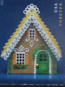 ​UNITED STATES-2013-SC#4820a CHRISTMAS GINGER BREAD HOUSES-BOOKLET OF 20 MNH