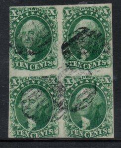 USA #14 #15 Used Fine Block **With Certificate**