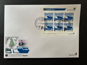 Finland Finnland Finlande 2024 Definitives Finlandia ferry BeePost sheetlet FDC