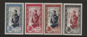 Monaco 251-52,C34-5 1950 set 4  VF Mint Hinged