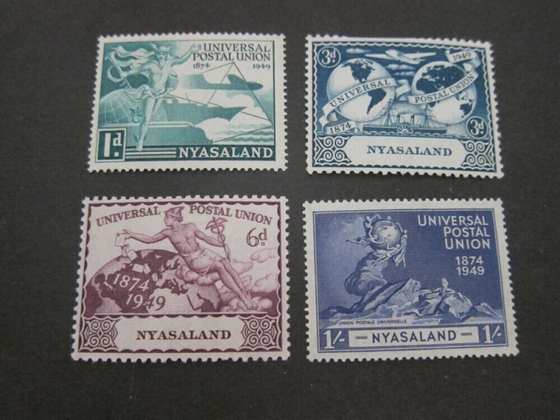 Nyasaland 1949 Sc 87-90 UPU MNH