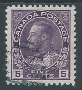 Canada, Sc #112, 5c Used
