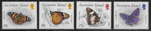 Ascension Scott #'s 426 - 429 MNH