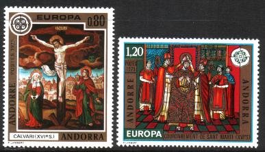Andorra, French Post 1975, Europa CEPT 2v, MNH