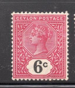 Ceylon 1899 Early Issue Fine Mint Hinged 6c. 230386