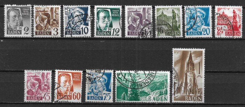 Germany 5N1-13, Various set Used (z2)