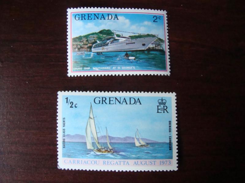 Grenada  MNH  OG  1973    Stamps with Ships