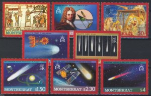 Montserrat 1986, Space, Halley's Comet set MNH