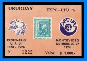 1974 - Uruguay - Scott n. 893a - MNH - UR- 186