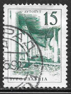 Yugoslavia 558: 15d Road underpass, used, VF