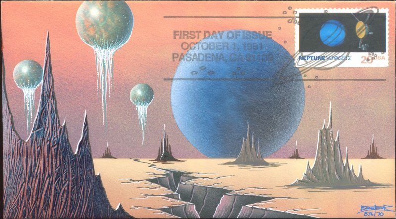 #2568-77 Space Exploration Beller FDC Set