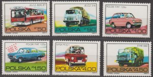 Poland Scott Scott #2011-2016 1973 MNH