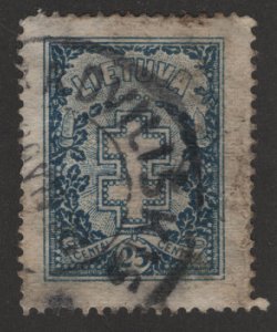 Lithuania 215 Double-Barred Cross 1927