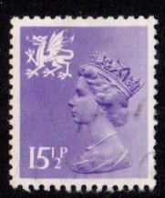 Wales - #WMMH27 Machin Queen Elizabeth II - Used