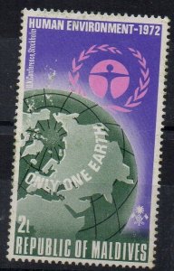 MALDIVES - 1972 - ENVIRONMENT - ONLY ONE EARTH - 2L -