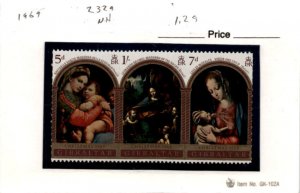 Gibraltar, Postage Stamp, #232a Mint NH, 1969 Christmas (AB)