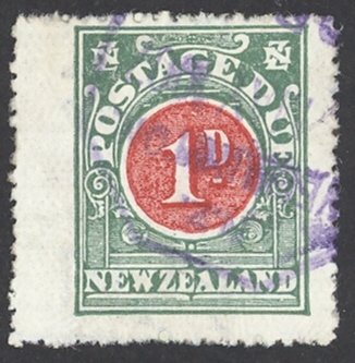 New Zealand Sc# J14 Used 1902 1p Postage Due