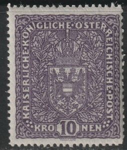 Austria 1917 Sc 167 MNH** violet