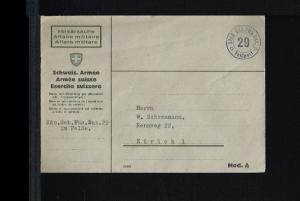 Switserland Army postal service - Feldpost  - Stabskp. Geb. Füs. Bat. 29 [FX...