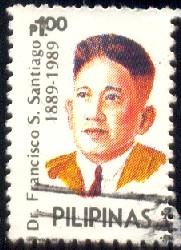 Dr. Francisco Santiago, Composer, Philippines SC#1998d used