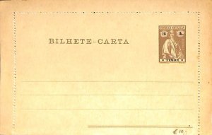 Timor 1914, Card letter 3A, Unused Postal Stationery