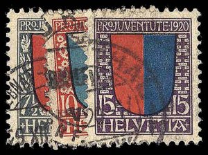 SWITZERLAND B15-17  Used (ID # 93490)