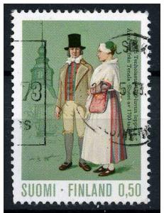 Finland 1972 Scott 519 used - 50p, Costume, Tenhola couple 