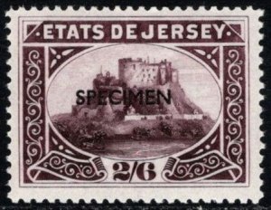 1965 Jersey States Revenue 2 Pounds 6 Pence Sterling Duty Stamp Specimen MNH