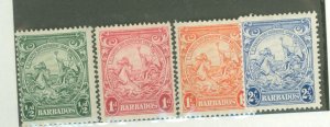 Barbados #193-196 Unused