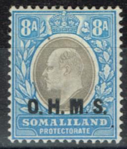 Somaliland 1904 8a Grey-Black & Pale Blue SG013 Fine Mtd Mint