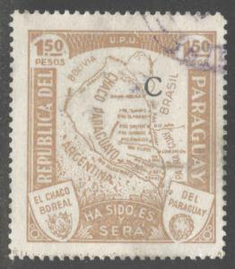 Paraguay Scott L34 Used Interior stamp