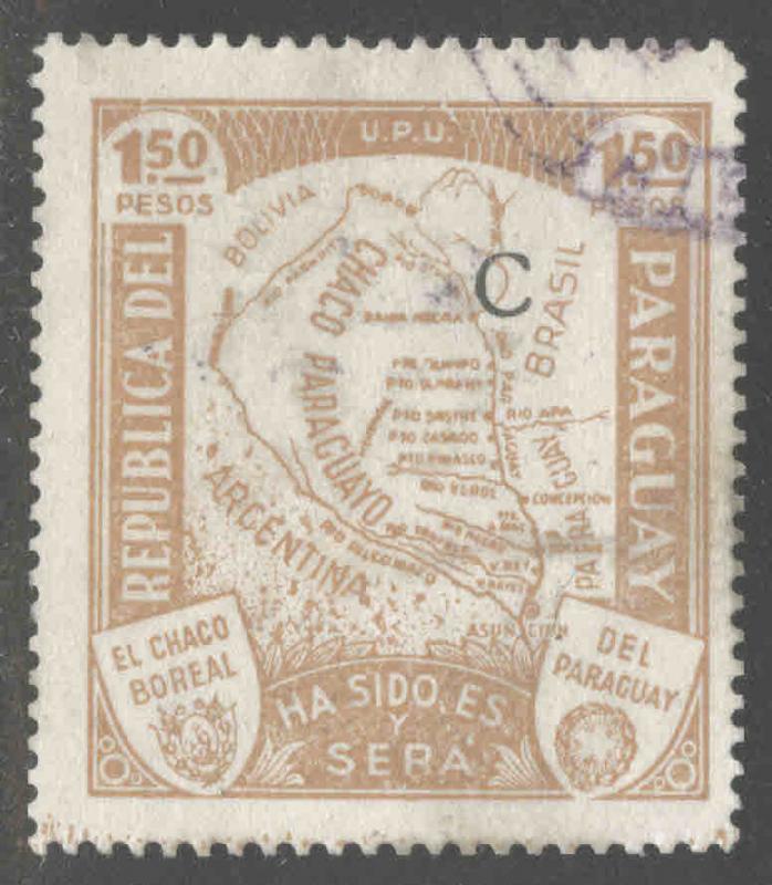 Paraguay Scott L34 Used Interior stamp